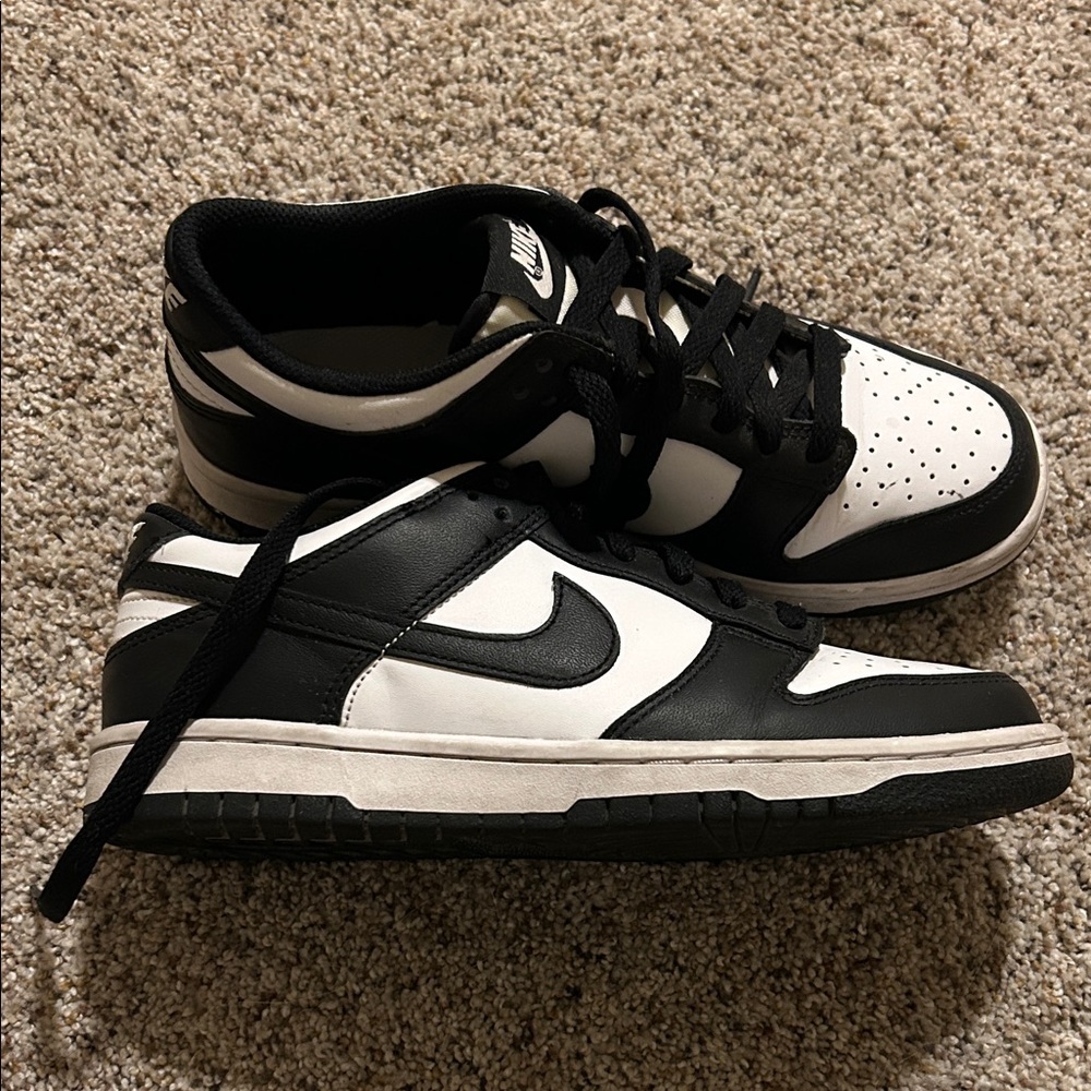 Nike Dunks Black and White Low-Top